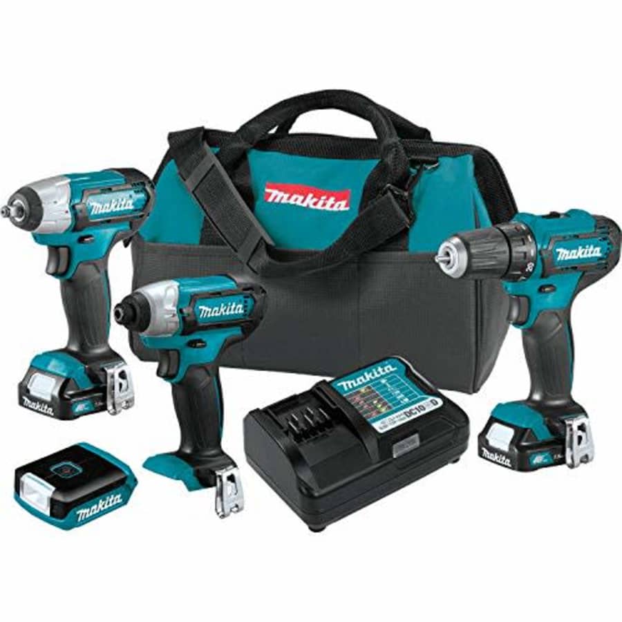 Makita CT411 12V max CXT Lithium-Ion Cordless 4-Pc. Combo Kit (1.5Ah) for $345