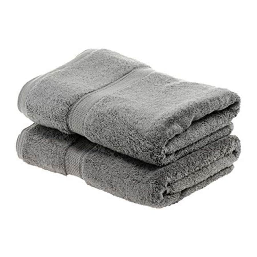 SUPERIOR Egyptian Cotton Solid Towel Set, 2PC Bath, Charcoal, 2 Count for $57 SUPERIOR Egyptian Cotton Solid Towel Set, 2PC Bath, Charcoal, 2 Count for $57