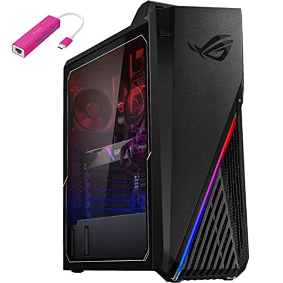 ASUS ROG Strix G15CE RTX 3080 10GB Gaming Desktop Computer, Intel Octa-Core i7-11700KF up to for $1,459