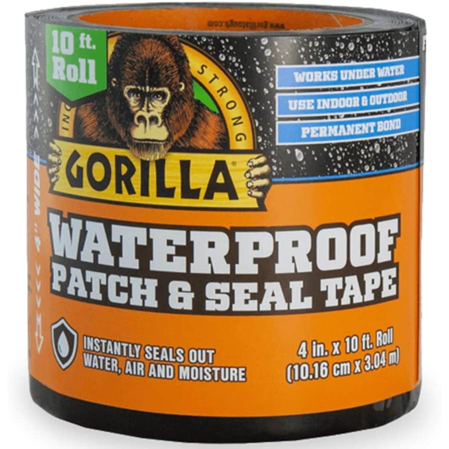 Gorilla 4" x 10-Foot Waterproof Patch & Seal Tape for $13 Gorilla 4" x 10-Foot Waterproof Patch & Seal Tape for $13
