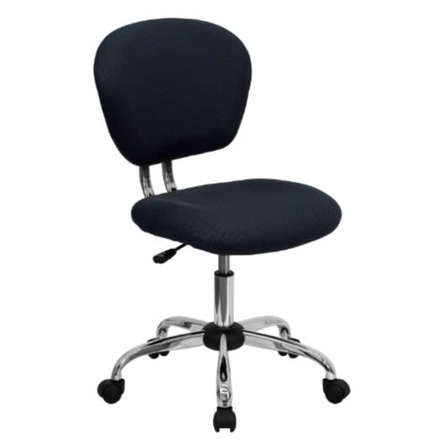 Flash Furniture Mid-Back Gray Mesh Padded Swivel Task Office Chair with Chrome Base for $103