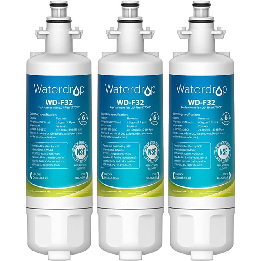 Waterdrop Replacement Water Filter 3-Pack for $26 Waterdrop Replacement Water Filter 3-Pack for $26