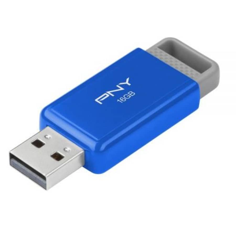 PNY USB 2.0 16GB Flash Drive for $4