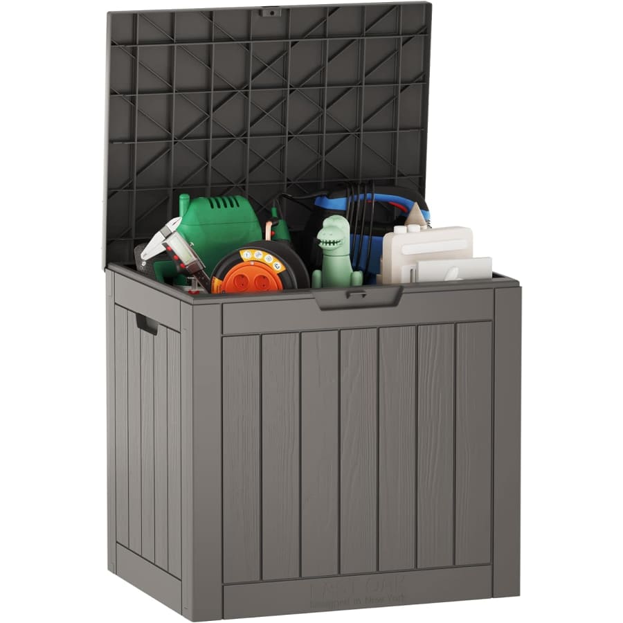 East Oak 31-Gallon Deck Box: $35.99 East Oak 31-Gallon Deck Box: $35.99