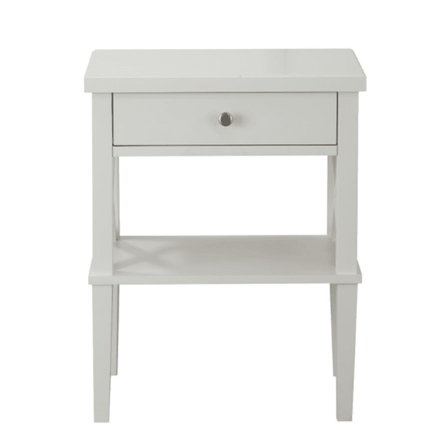 Comfort Pointe Marta 1-Drawer Hardwood Nightstand for $143 Comfort Pointe Marta 1-Drawer Hardwood Nightstand for $143