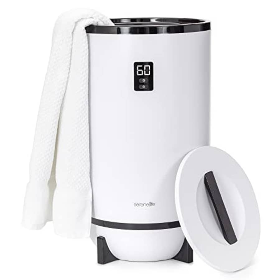 SereneLife Bucket Towel Wamers, with Customized Fragrance for Spa and Bathroom, Luxury Towel Heater for $109 SereneLife Bucket Towel Wamers, with Customized Fragrance for Spa and Bathroom, Luxury Towel Heater for $109