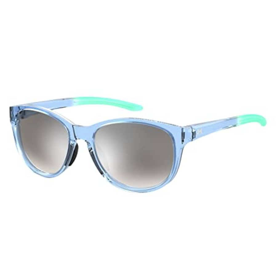 Under Armour Women's UA Breathe Oval Sunglasses, Blue/Milky Green, 57mm, 17mm for $46 Under Armour Women's UA Breathe Oval Sunglasses, Blue/Milky Green, 57mm, 17mm for $46
