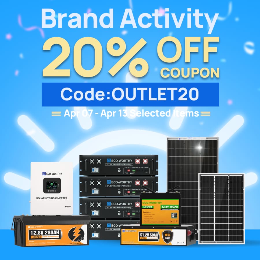 ECO-WORTHY's Outlet at eBay: 20% off