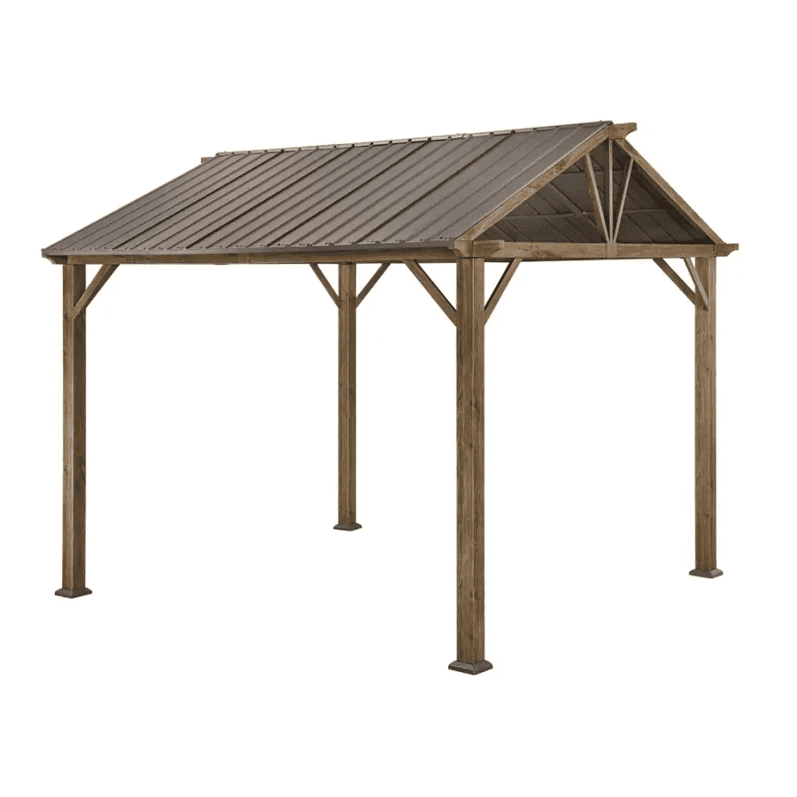 Hampton Bay Providence Place 11x10-Foot Hard Top Gazebo for $759