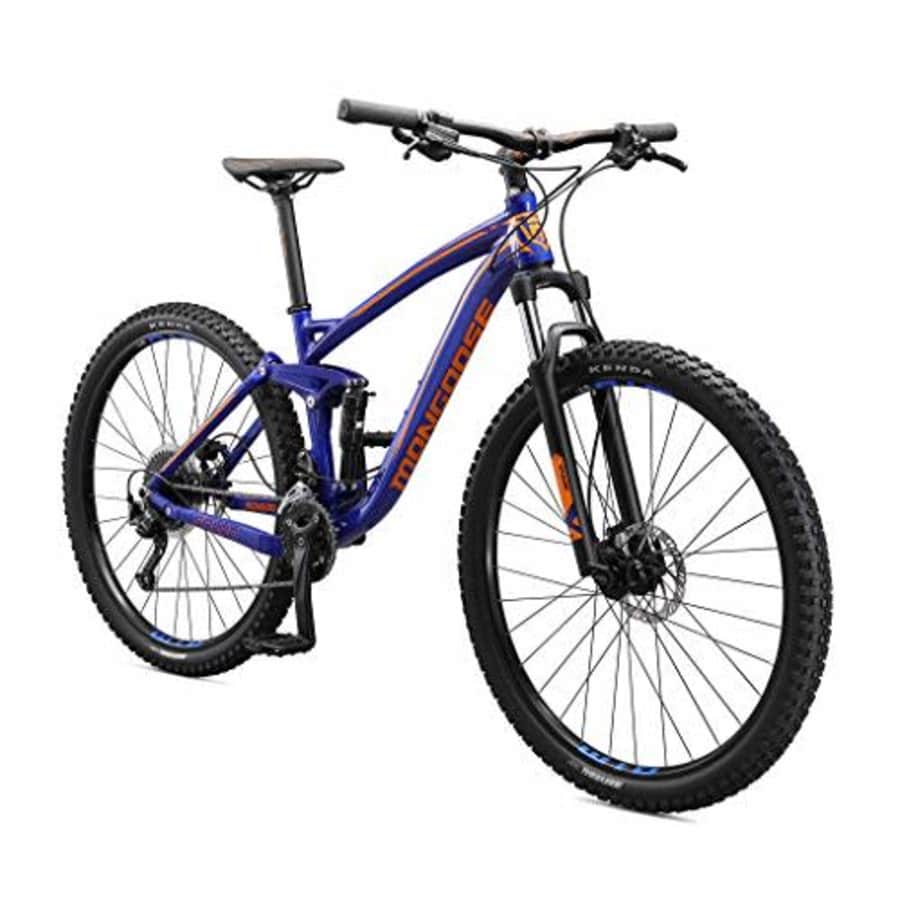 Mongoose Salvo Sport Adult Mountain Bike, 29-inch Wheels, Mens Small Frame, Blue for $1,260 Mongoose Salvo Sport Adult Mountain Bike, 29-inch Wheels, Mens Small Frame, Blue for $1,260