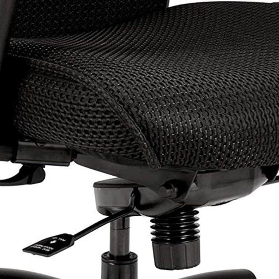 HON Wave Mesh Big and Tall Executive Chair | Knee-Tilt | Adjustable Arms | Black Fabric Seat | for $810