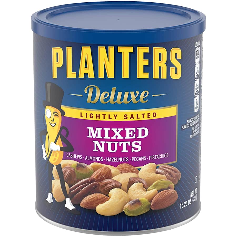 Planters Deluxe Lightly Salted Mixed Nuts 15.25-oz. Can for $4.99 via Sub & Save