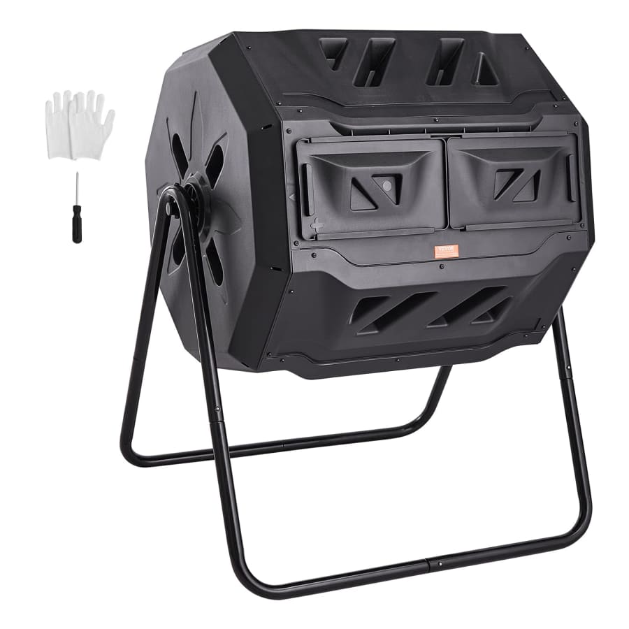 Vevor 43-Gallon Dual Chamber Composting Tumbler for $39 Vevor 43-Gallon Dual Chamber Composting Tumbler for $39