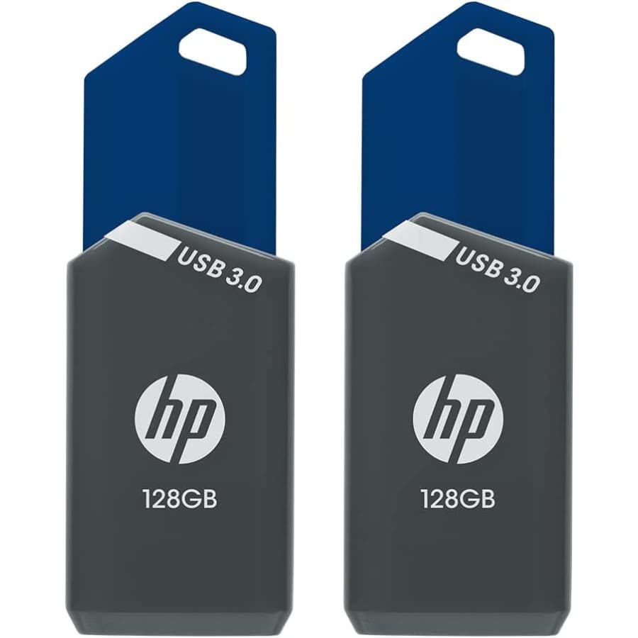 HP x900w 128GB USB 3.0 Flash Drive 2-Pack for $20