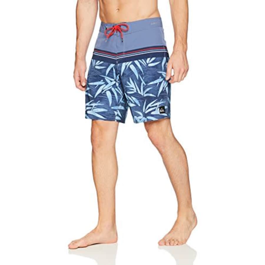 Quiksilver Men's Highline Zen Division 19" Swimtrunk Boardshorts, Medieval Blue, 36 for $19