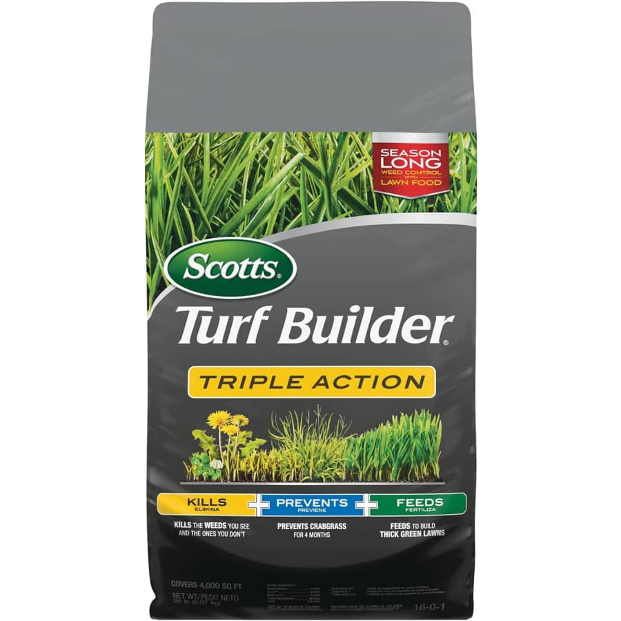 Scotts Turf Builder Triple Action 20-lb. Bag for $69 Scotts Turf Builder Triple Action 20-lb. Bag for $69