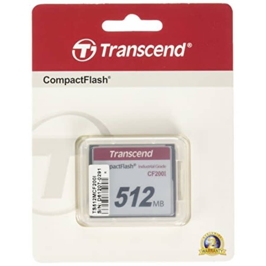 Transcend 512MB Industrial Compact Flash Card (TS512MCF200I) for $36