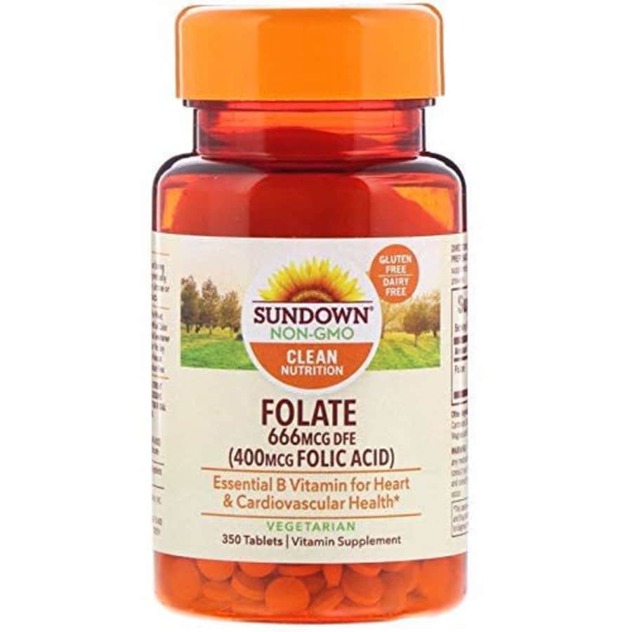 Sundown Folic Acid 400 Mcg, 350 Count for $8