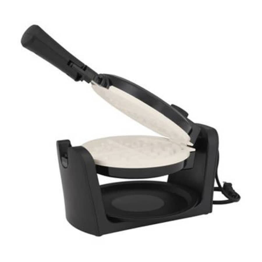 Oster Titanium-Infused DuraCeramic Flip Waffle Maker, Black (CKSTWFBF10W-TECO) for $50