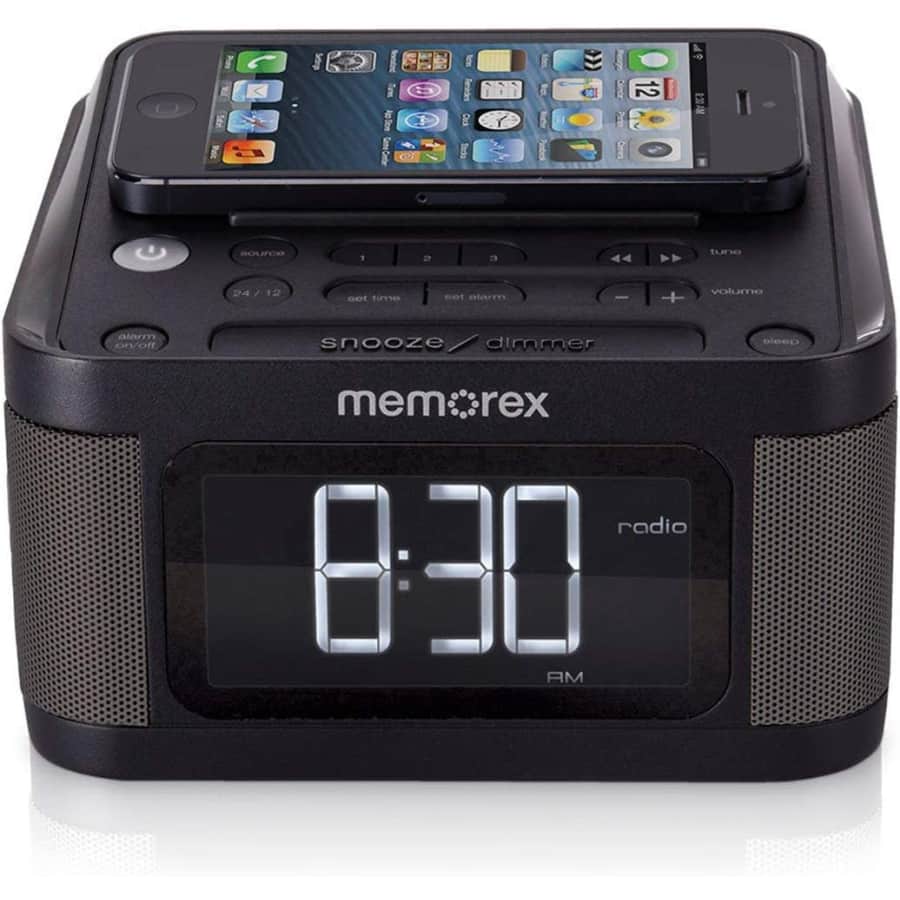 Memorex Dual USB Charging Alarm Clock Radio for $16 Memorex Dual USB Charging Alarm Clock Radio for $16