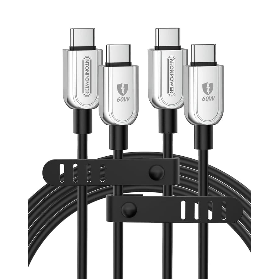 Ntonpower 6.6-Foot USB-C to USB-C Cable 2-Pack for $7 Ntonpower 6.6-Foot USB-C to USB-C Cable 2-Pack for $7
