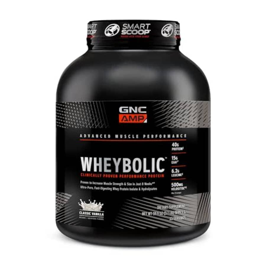 GNC AMP Wheybolic Protein Powder | Targeted Muscle Building and Workout Support Formula | Pure Whey for $90 GNC AMP Wheybolic Protein Powder | Targeted Muscle Building and Workout Support Formula | Pure Whey for $90