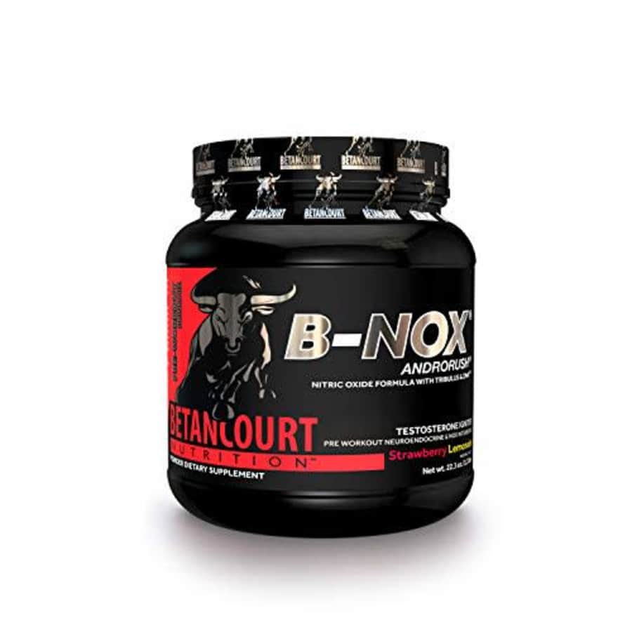 Betancourt Nutrition B-Nox Andorush Pre-Workout, Strawberry Lemonade, 22.3 Ounce for $51 Betancourt Nutrition B-Nox Andorush Pre-Workout, Strawberry Lemonade, 22.3 Ounce for $51