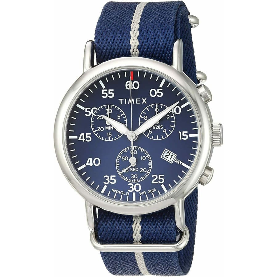 Timex Men's Weekender Chronograph Nylon Watch for $41