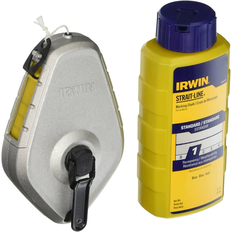 Irwin Strait-Line 100-Foot Chalk Reel Set for $13