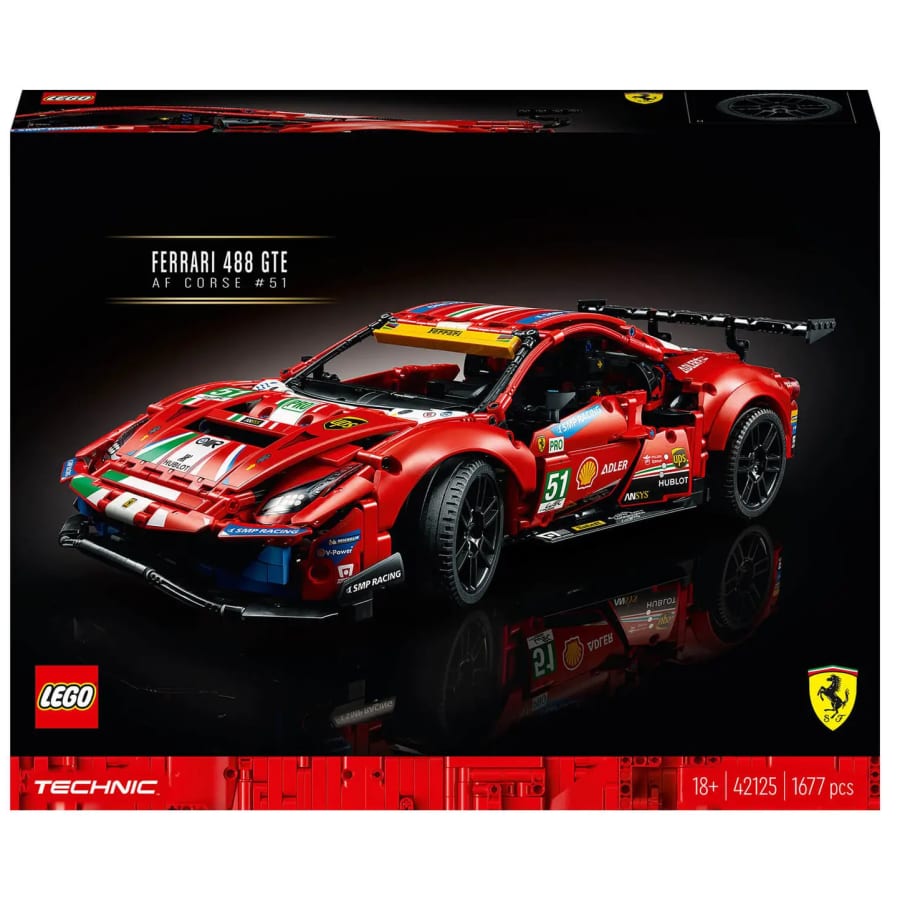 LEGO Technic Ferrari 488 GTE "AF Corse #51" for $136 LEGO Technic Ferrari 488 GTE "AF Corse #51" for $136