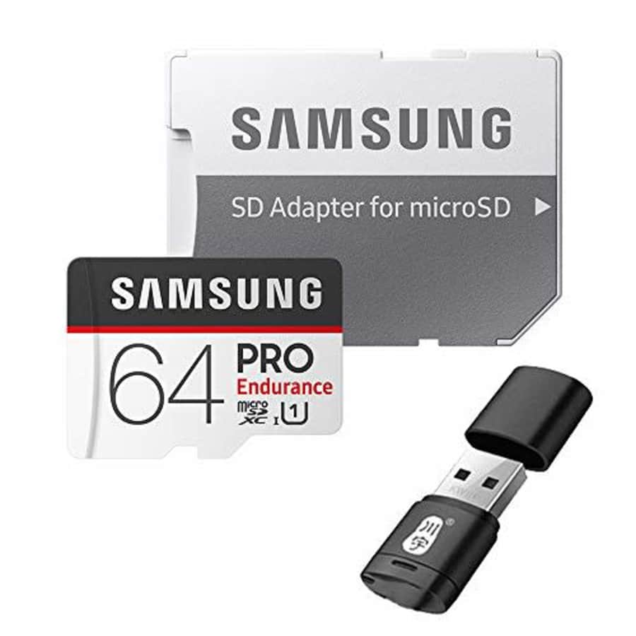 100% Original Samsung PRO Endurance Class 10 Micro SD Card Flash TF Microsd Memory Card 64GB U1 4K for $55 100% Original Samsung PRO Endurance Class 10 Micro SD Card Flash TF Microsd Memory Card 64GB U1 4K for $55