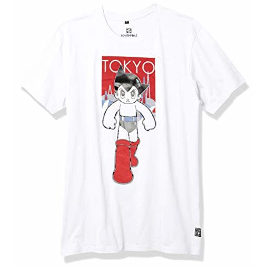 Southpole Men's Shirt, White Astroboy, Large for $15