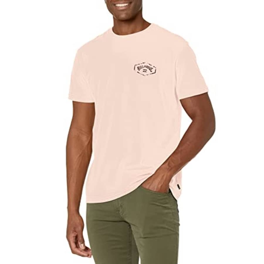 Billabong Men's Classic Short Sleeve Premium Logo Graphic Tee T-Shirt, Dusty Pink Exit Arch, X-Large for $26 Billabong Men's Classic Short Sleeve Premium Logo Graphic Tee T-Shirt, Dusty Pink Exit Arch, X-Large for $26