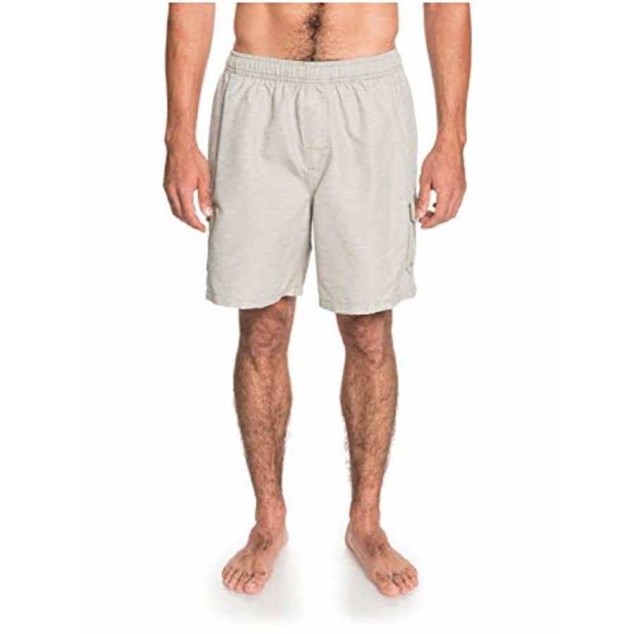 Quiksilver Waterman Men's Balance Volley 18 Swim Trunk Boardshort, Flint Gray, S for $27 Quiksilver Waterman Men's Balance Volley 18 Swim Trunk Boardshort, Flint Gray, S for $27