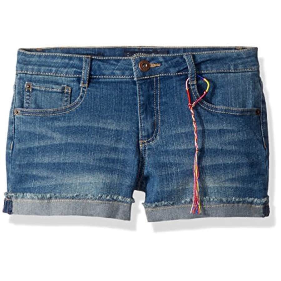 Lucky Brand Big Girls' 5-Pocket Cuffed Stretch Denim Short, Riley Ada wash, 12 for $22 Lucky Brand Big Girls' 5-Pocket Cuffed Stretch Denim Short, Riley Ada wash, 12 for $22