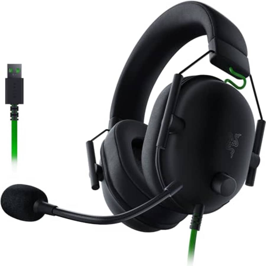 Razer BlackShark V2 X USB - Wired Esports Headset (Triforce 50 mm Drivers, Noise Cancellation, 240g for $94