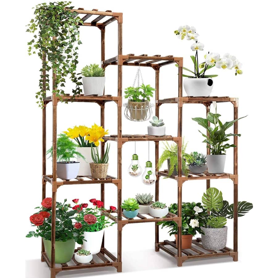 Cfmour 10-Tier Plant Stand for $28