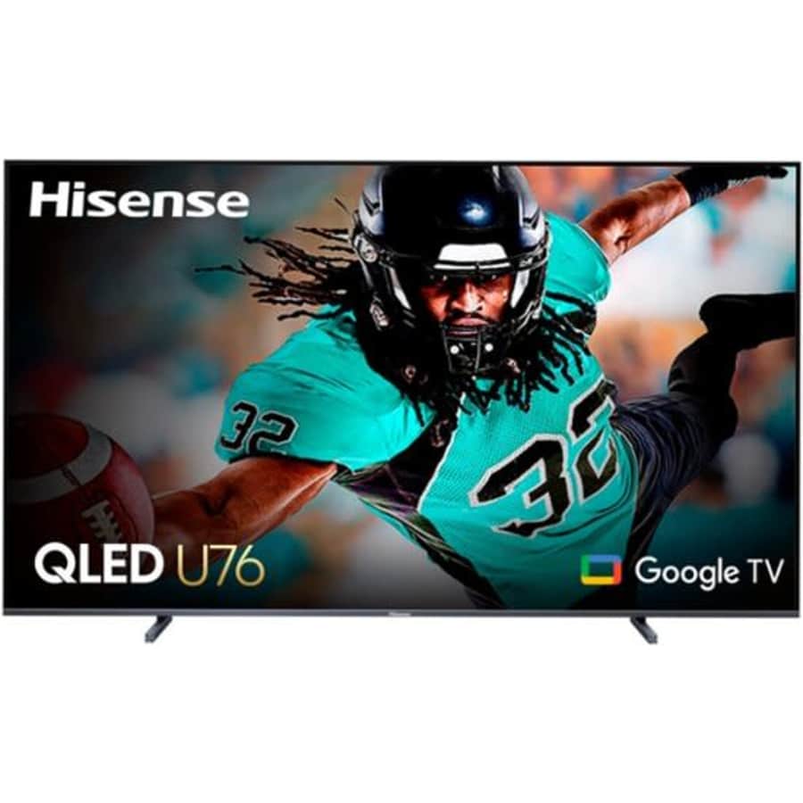 Hisense U76 Series 100U76N 100" 4K HDR QLED HD Google TV for $2,000 w/ free installation Hisense U76 Series 100U76N 100" 4K HDR QLED HD Google TV for $2,000 w/ free installation