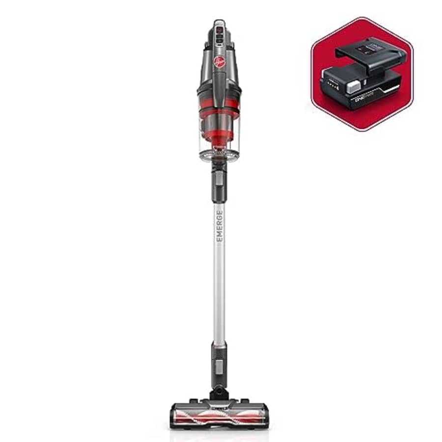 Hoover ONEPWR WindTunnel Emerge Cordless Lightweight Stick Vacuum Cleaner, BH53600V, Silver for $199 Hoover ONEPWR WindTunnel Emerge Cordless Lightweight Stick Vacuum Cleaner, BH53600V, Silver for $199