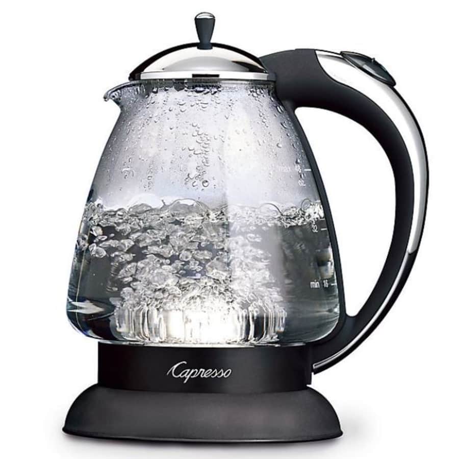 Capresso H2O Plus 1.5-Quart Glass Water Kettle for $45 Capresso H2O Plus 1.5-Quart Glass Water Kettle for $45