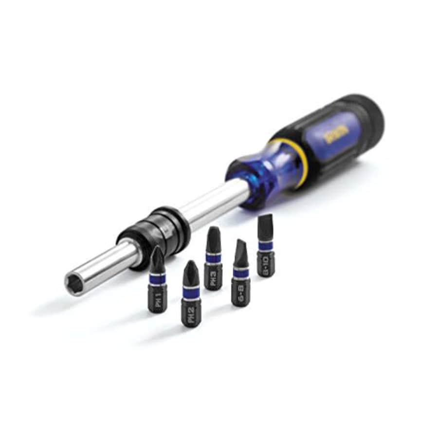 Irwin Tools 1948779 Extending Screwdriver with 5 Impact Bits for $12