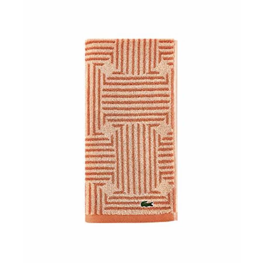 Lacoste Geo Compass Towels, 16x30, Adobe for $17 Lacoste Geo Compass Towels, 16x30, Adobe for $17