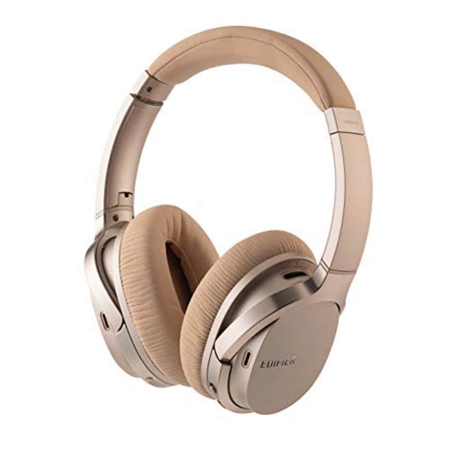Edifier W860NB Active Noise Cancelling Over-Ear Bluetooth aptX Headphones with Smart Touch - Gold for $180