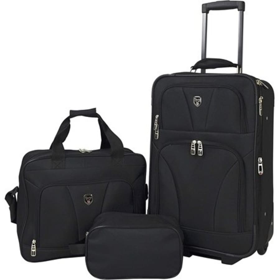 Travelers Club Bowman 3-Piece Expandable Luggage Set for $33 Travelers Club Bowman 3-Piece Expandable Luggage Set for $33
