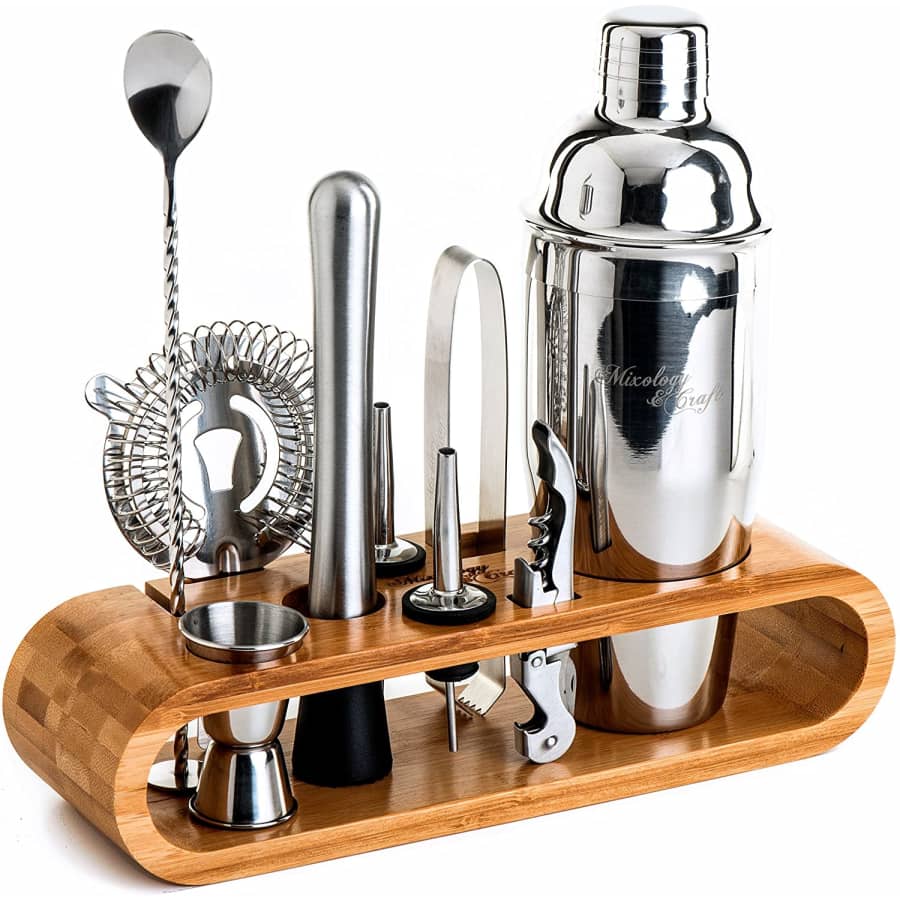 Mixology & Craft 10-Piece Bartender Kit w/ Bamboo Stand for $30 w/ Prime Mixology & Craft 10-Piece Bartender Kit w/ Bamboo Stand for $30 w/ Prime