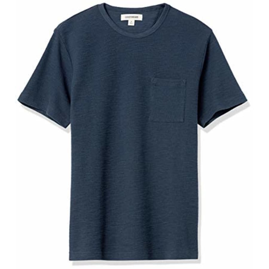 Goodthreads Men's Short-Sleeve Thermal T-Shirt, Navy, X-Small for $10 Goodthreads Men's Short-Sleeve Thermal T-Shirt, Navy, X-Small for $10