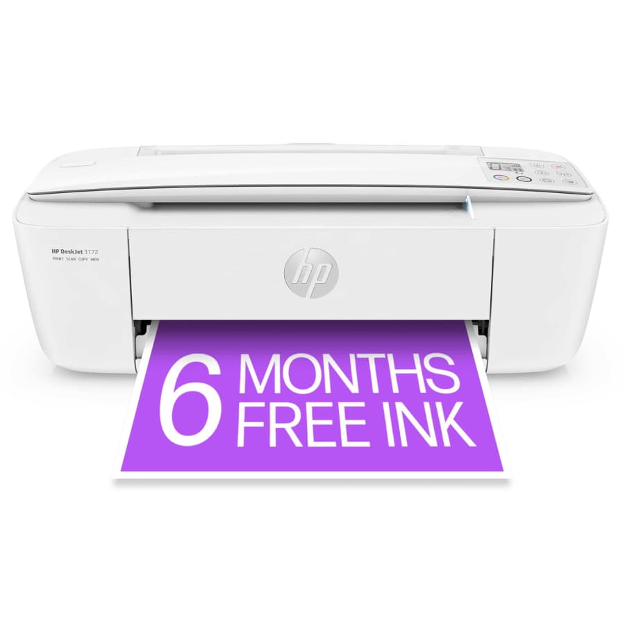 HP DeskJet 3772 Multifunction Color Inkjet Printer for $49