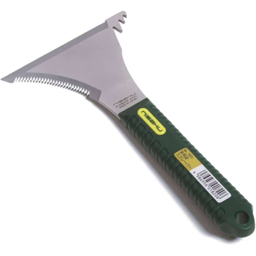 Nisaku Tayouto Stainless Steel Multi Weed Scraper for $15 Nisaku Tayouto Stainless Steel Multi Weed Scraper for $15