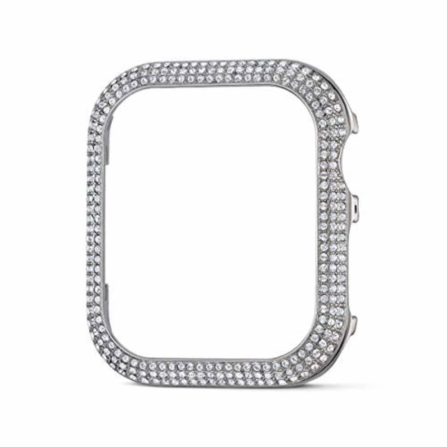 Swarovski Sparkling Smartwatch Case compatible with Apple Watch Series 4 and 5, 40mm, Silver Tone for $47 Swarovski Sparkling Smartwatch Case compatible with Apple Watch Series 4 and 5, 40mm, Silver Tone for $47