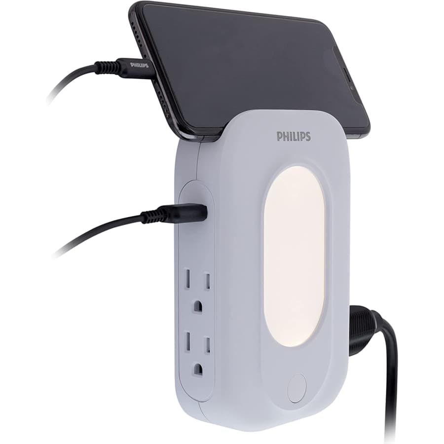 Philips 4-Outlet 2-USB Surge Protector for $24 Philips 4-Outlet 2-USB Surge Protector for $24